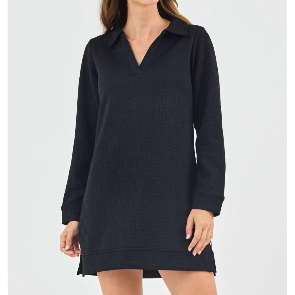 NEW MARY SQUARE lindsey dress in black
